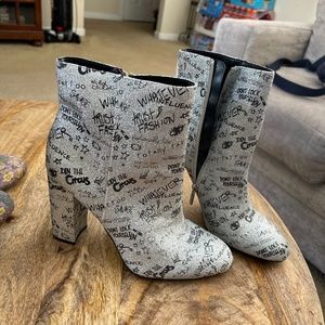 Designer ankle boots